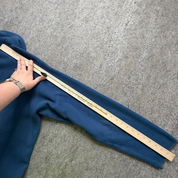 Patagonia Synchilla Marsupial Fleece 1/2 Zip Pullover Men L Blue 25737 - Picture 11 of 13